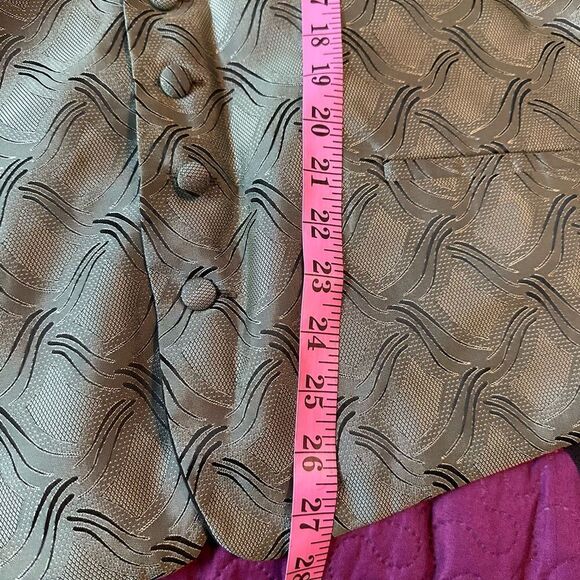 Brandon Michael XXL sage green vest - satin black back - Picture 5 of 6